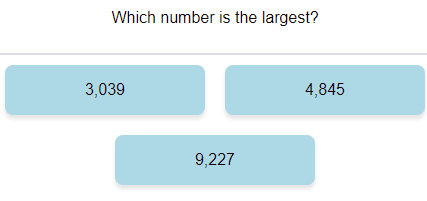 Compare Numbers (find the largest 4 digit number) 
