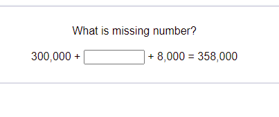 Convert between standard and expanded form (Find Missing Number) 