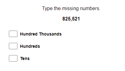 Convert between standard and expanded form (Place Value up to millions) 