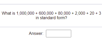 Convert between standard and expanded form (Quizzes) 