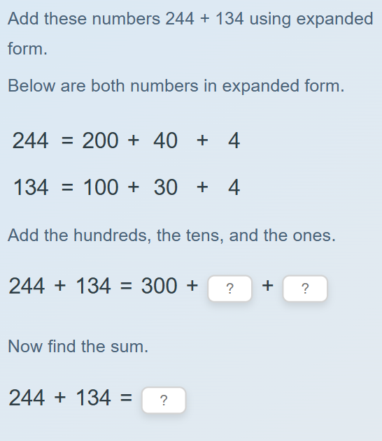 Three Digit without Regrouping Quizzes - Tests for Grade 1 2 3 4 5